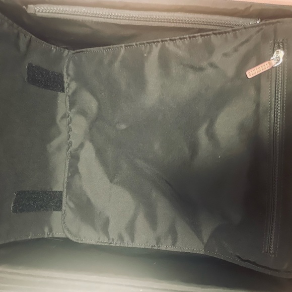 MCM Calfskin Ottomar Monogram Trolley Wheeled Suitcase Pink - Picture 10 of 13